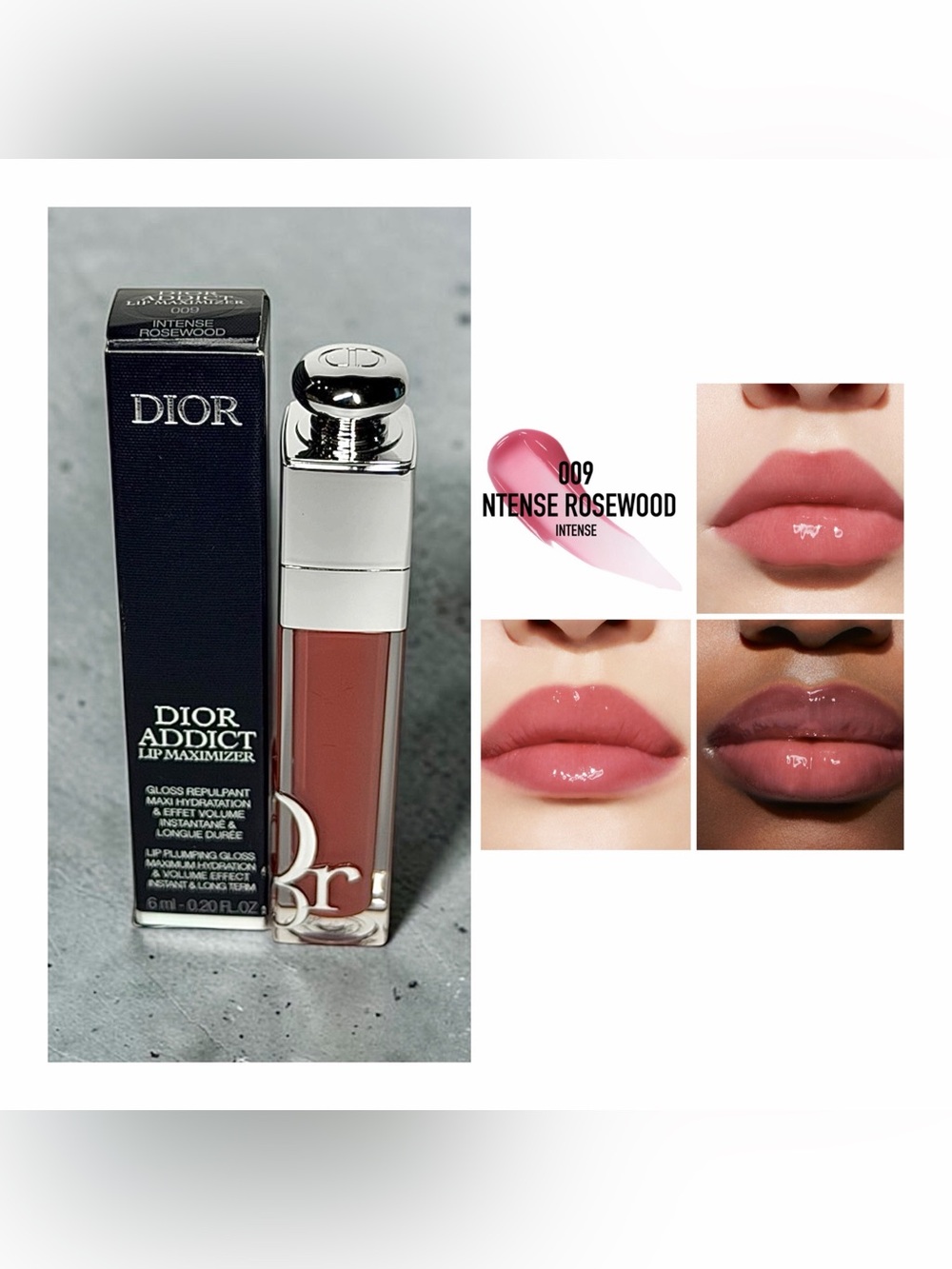 Dior Addict Lip Maximizer Plumping Gloss 009 Intense Rosewood